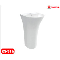 CHẬU LAVABO CHÂN ĐỨNG LIỀN KHỐI KASSANI 316